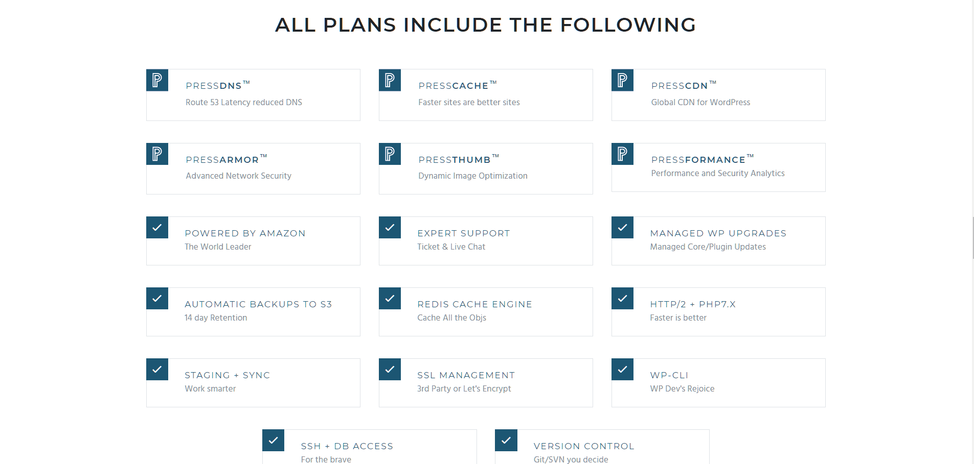 Revisão do Pagely - Recursos