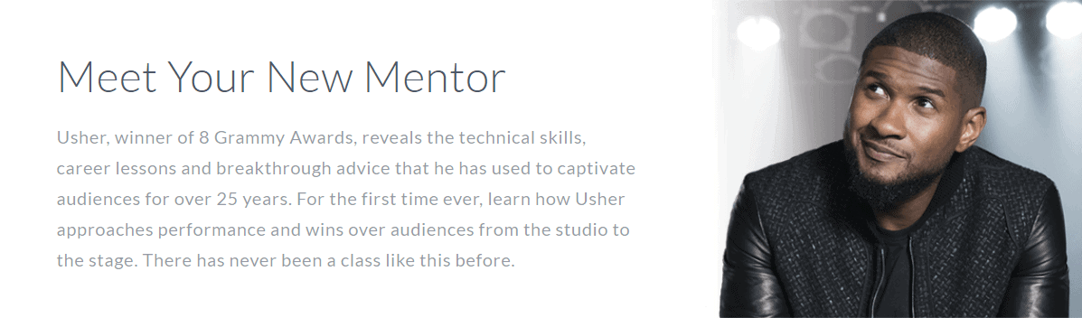 Usher Masterclass Review-mentor