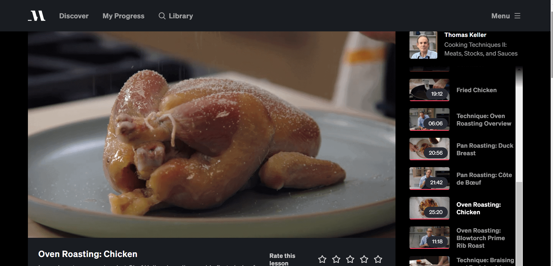 Thomas Keller Teaches over-roasting chicken
