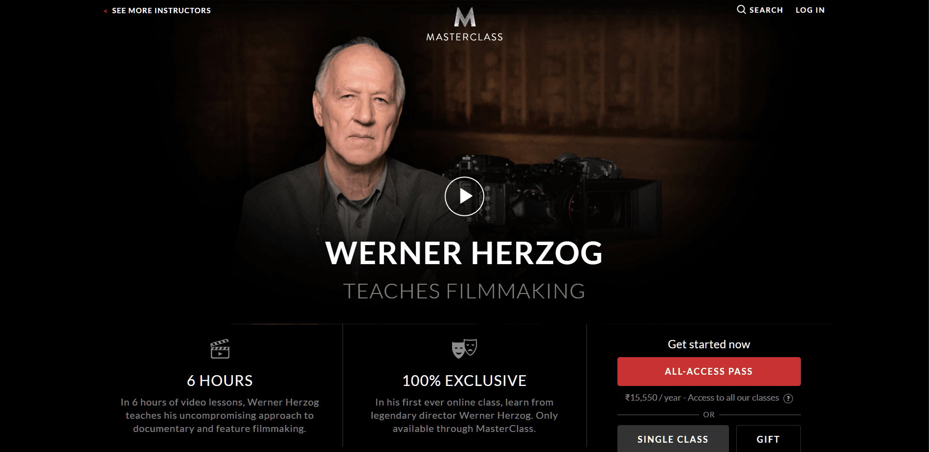 Werner Herzog Masterclass Review 