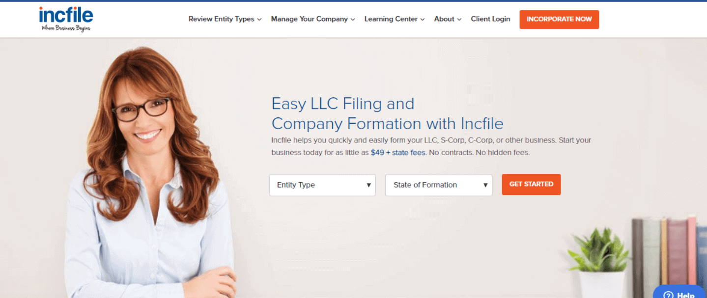 IncFile Review with coupons