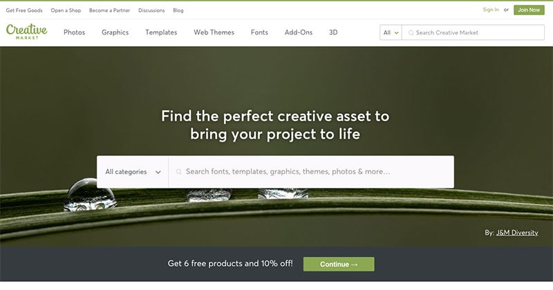 creativemarket- Best Bootstrap Templates