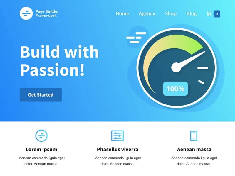 page builder framework