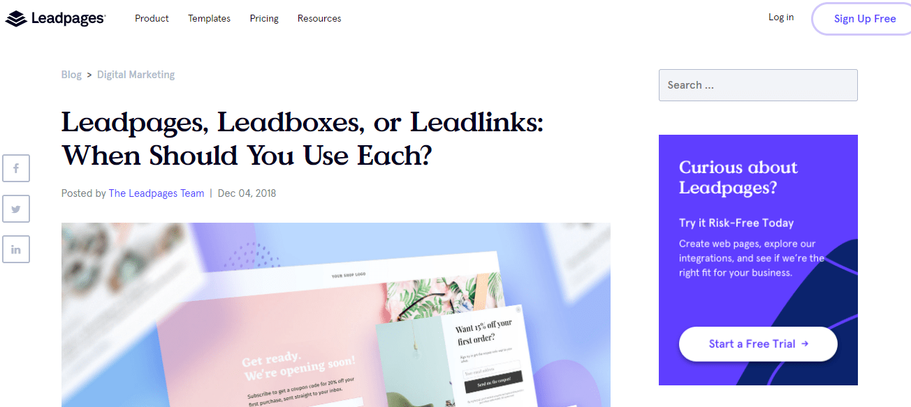 Leadpages Benefits