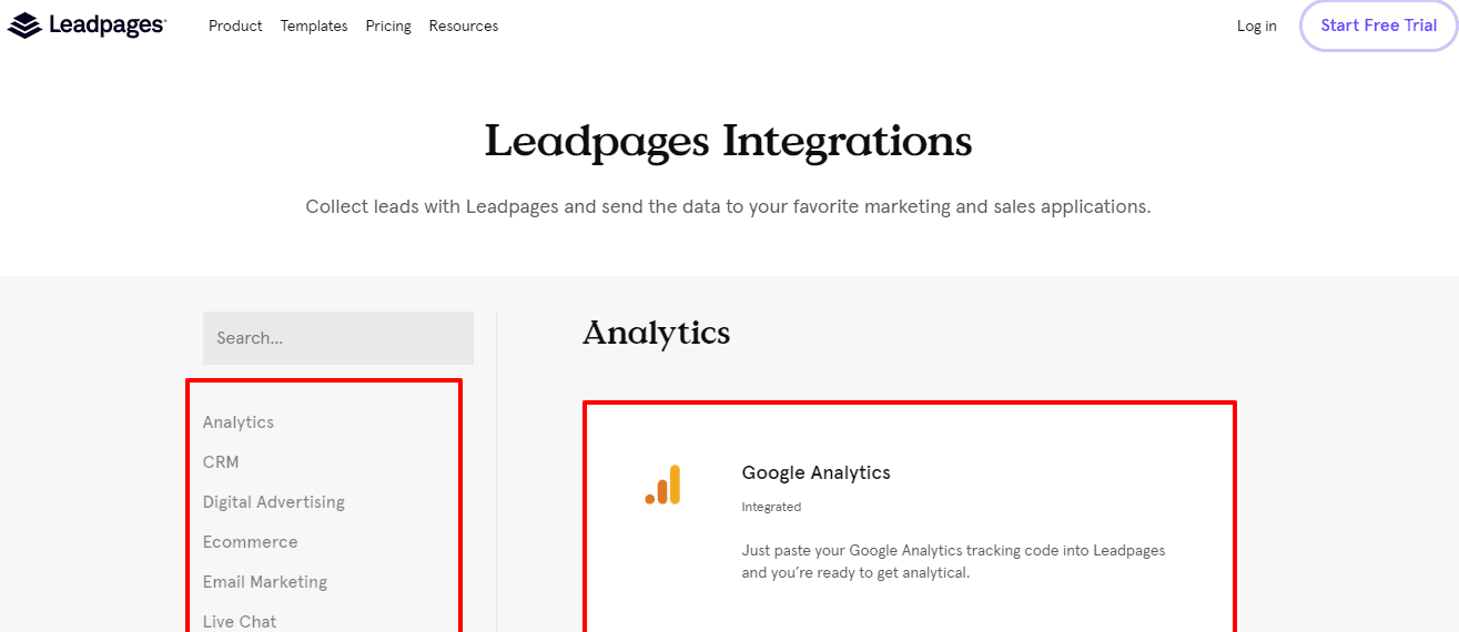 Leadpages Integrations