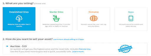 Flippa-Marketplace: beste plek om domeinnaam te verkopen