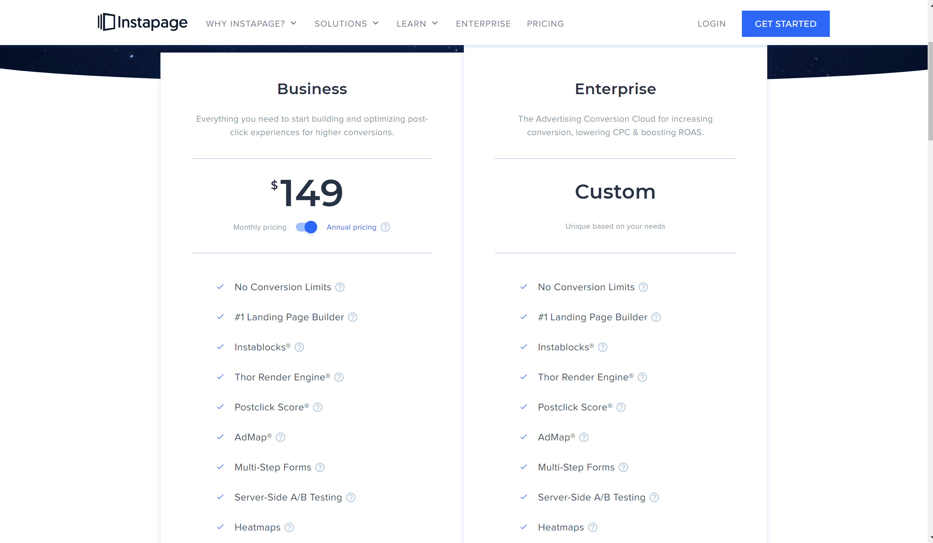 Instapage or Leadpages comparison