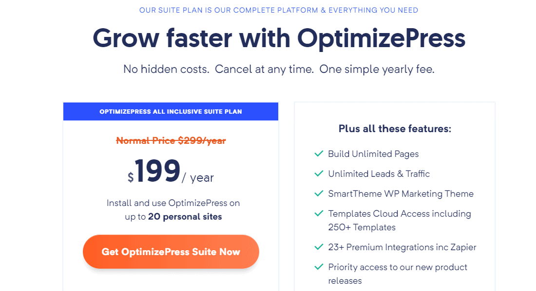 OptimizePress Plan
