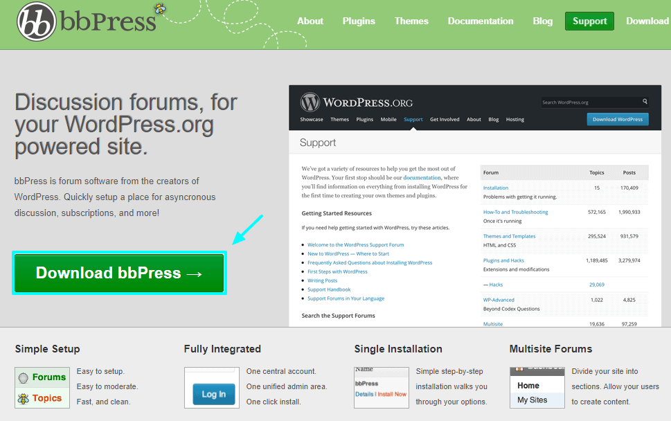 How to set up bbpress