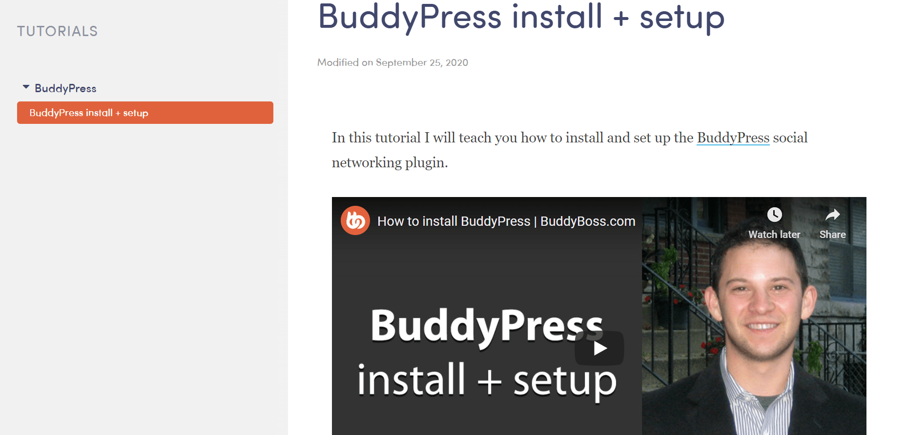 BuddyPress-Setup