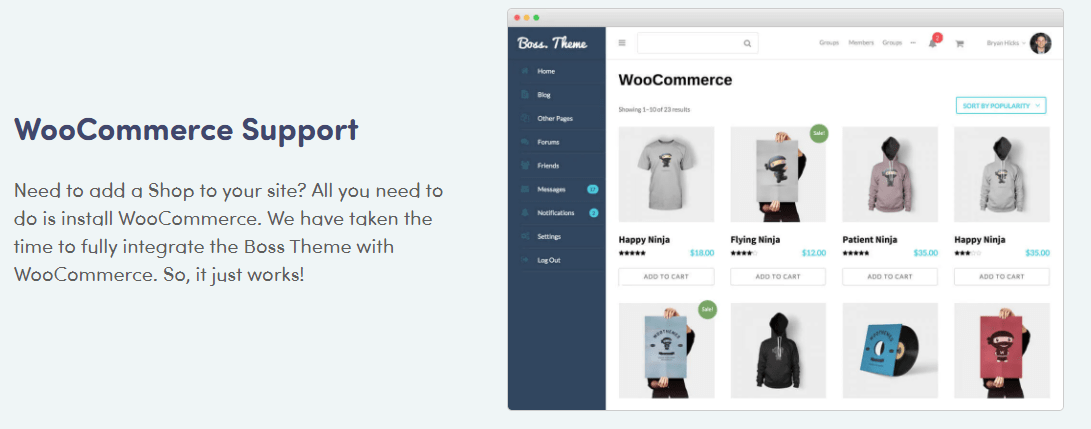 Boss Theme WooCommerce Integration