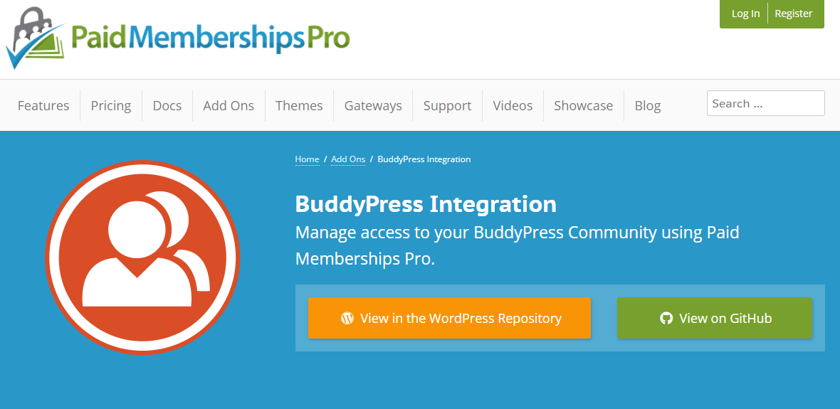 Overview - Paid Memberships Pro Buddypress Integration