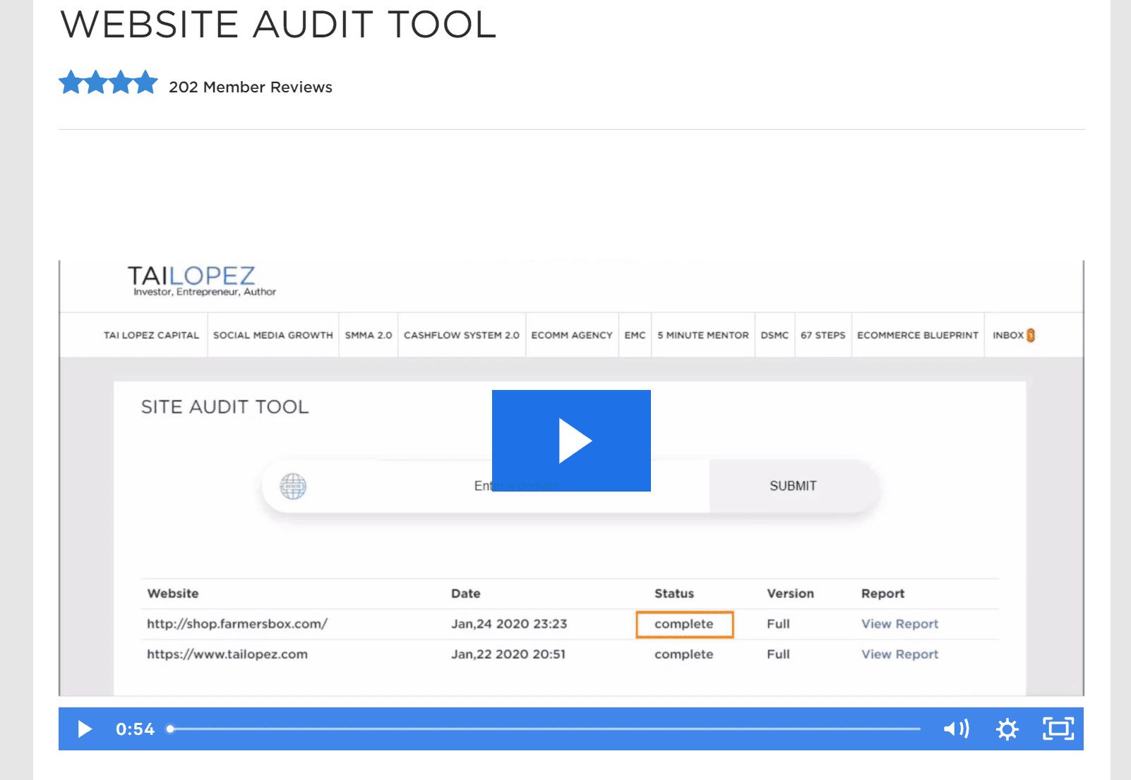 Tai lopez seo audit