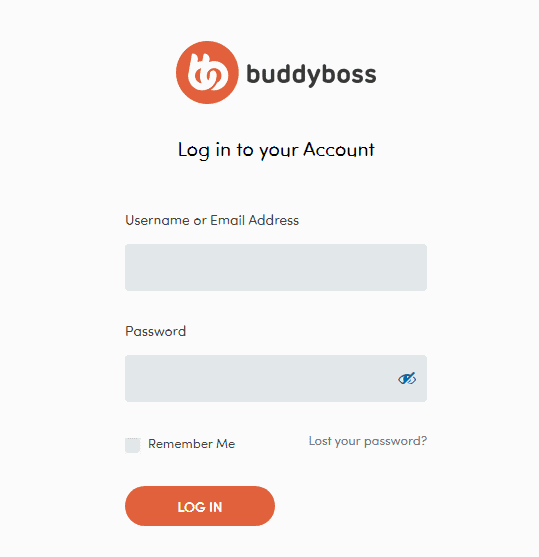 Buddyboss login