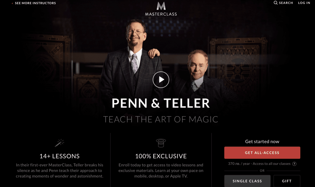 Penn & Teller MasterClass Review