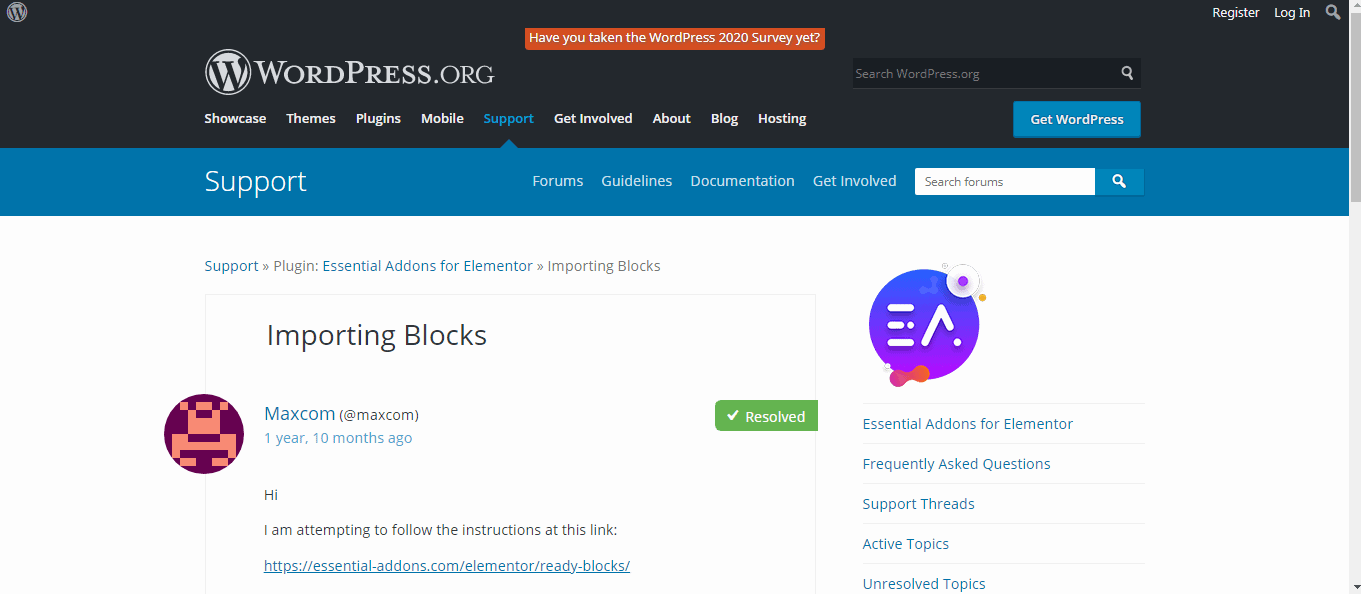 Importing Blocks on WordPress Website