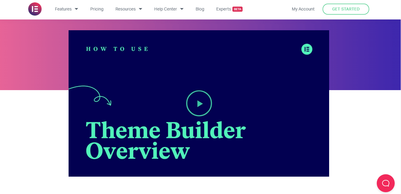 Elementor Theme Builder Overview