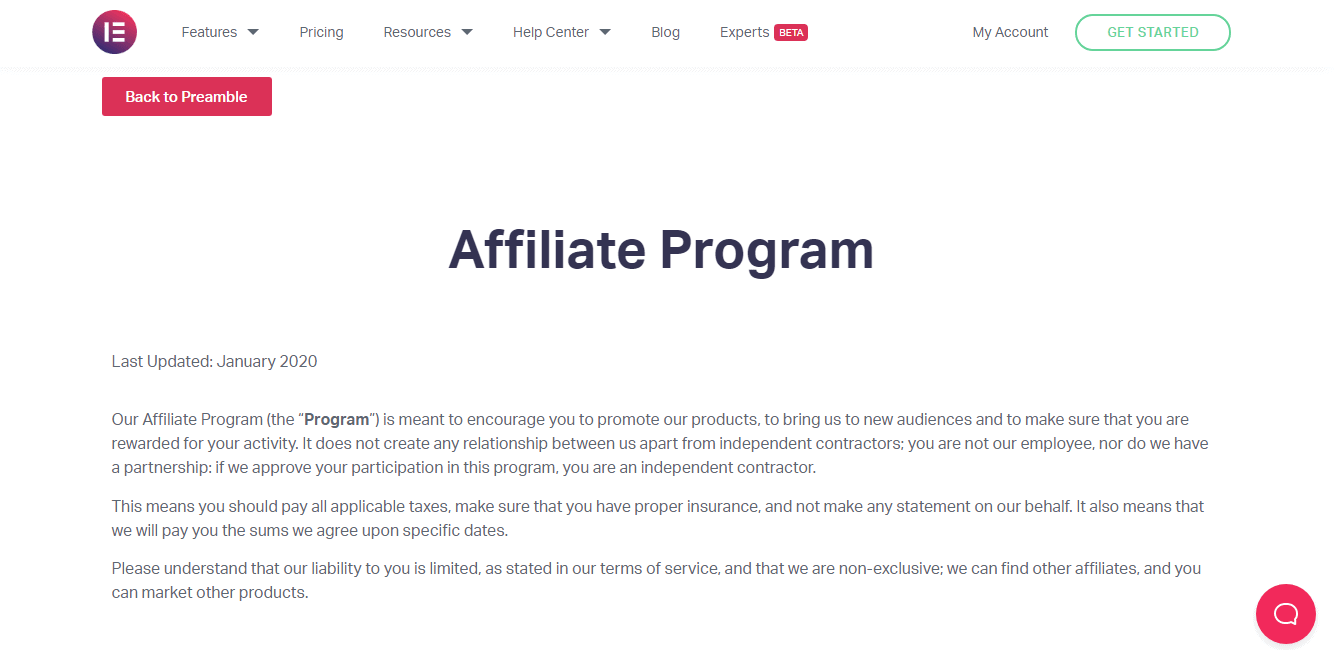 Elementor Affiliate Program