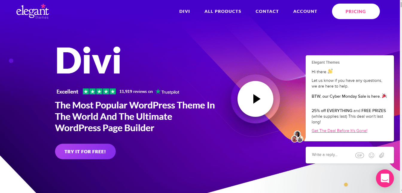 trình tạo divi/ Trình tạo trang WordPress tốt nhất