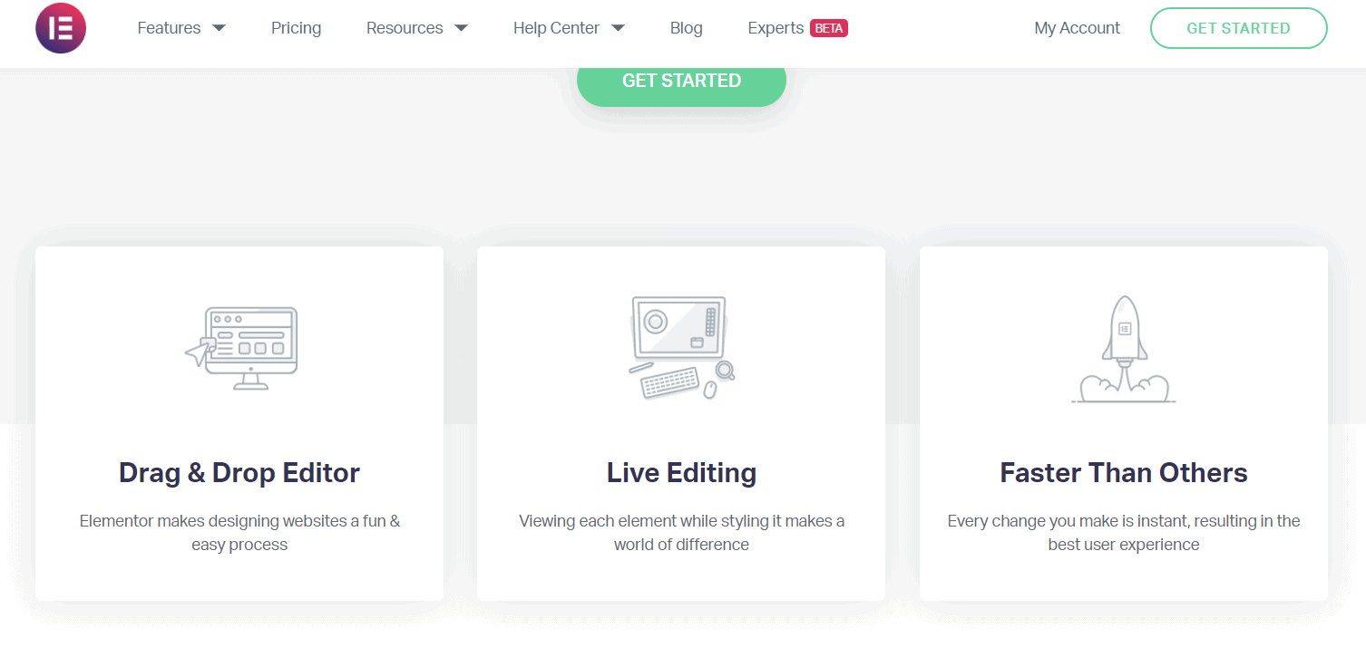 Elementor-Drag & Drop Editor