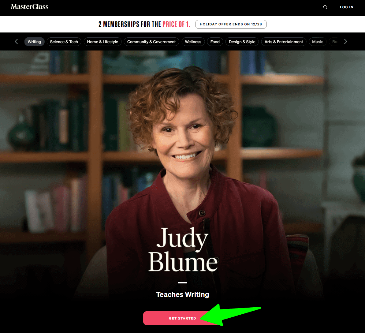 Judy Blume Masterclass Review 