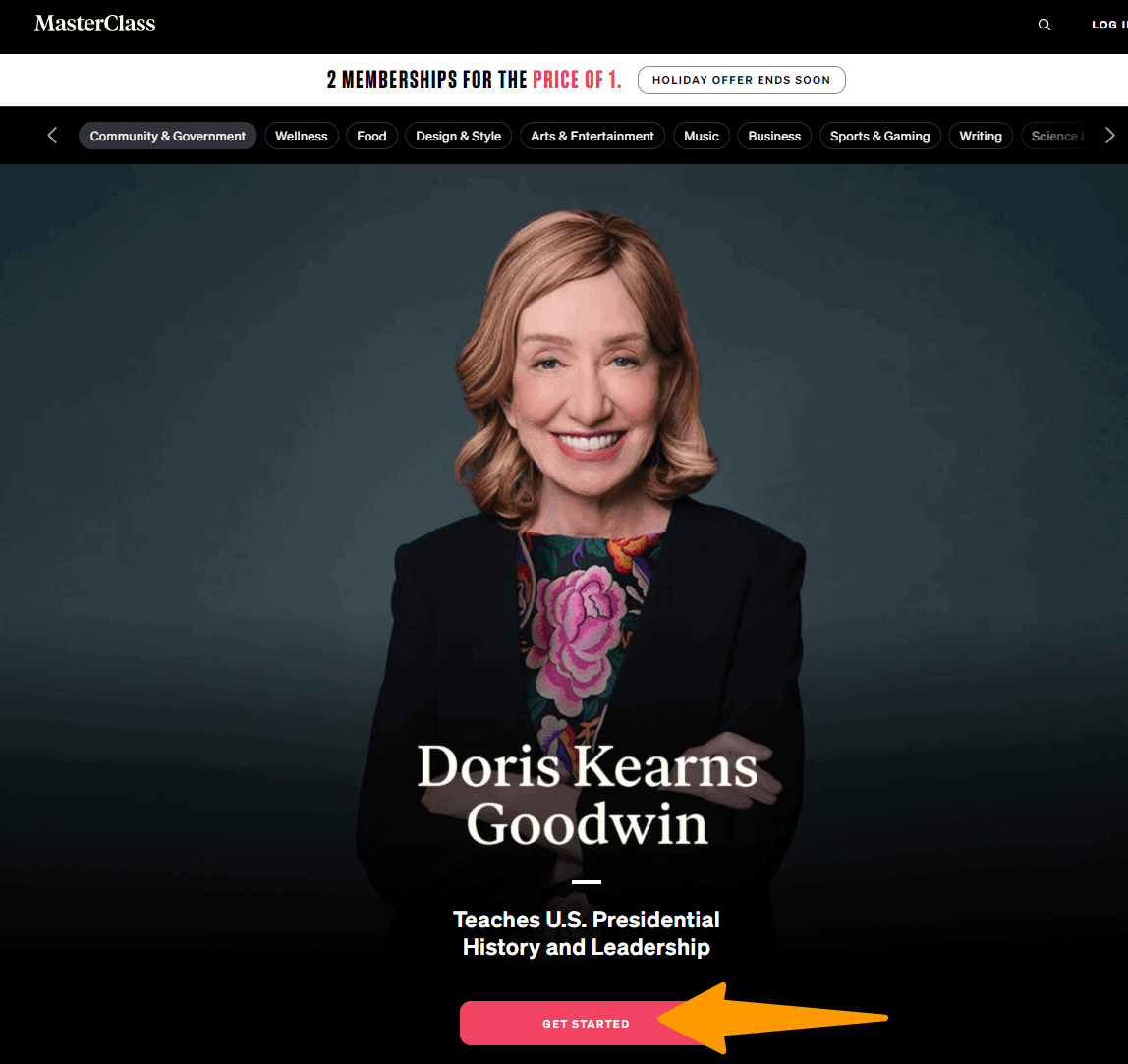 Doris Kearns Goodwin Masterclass Review