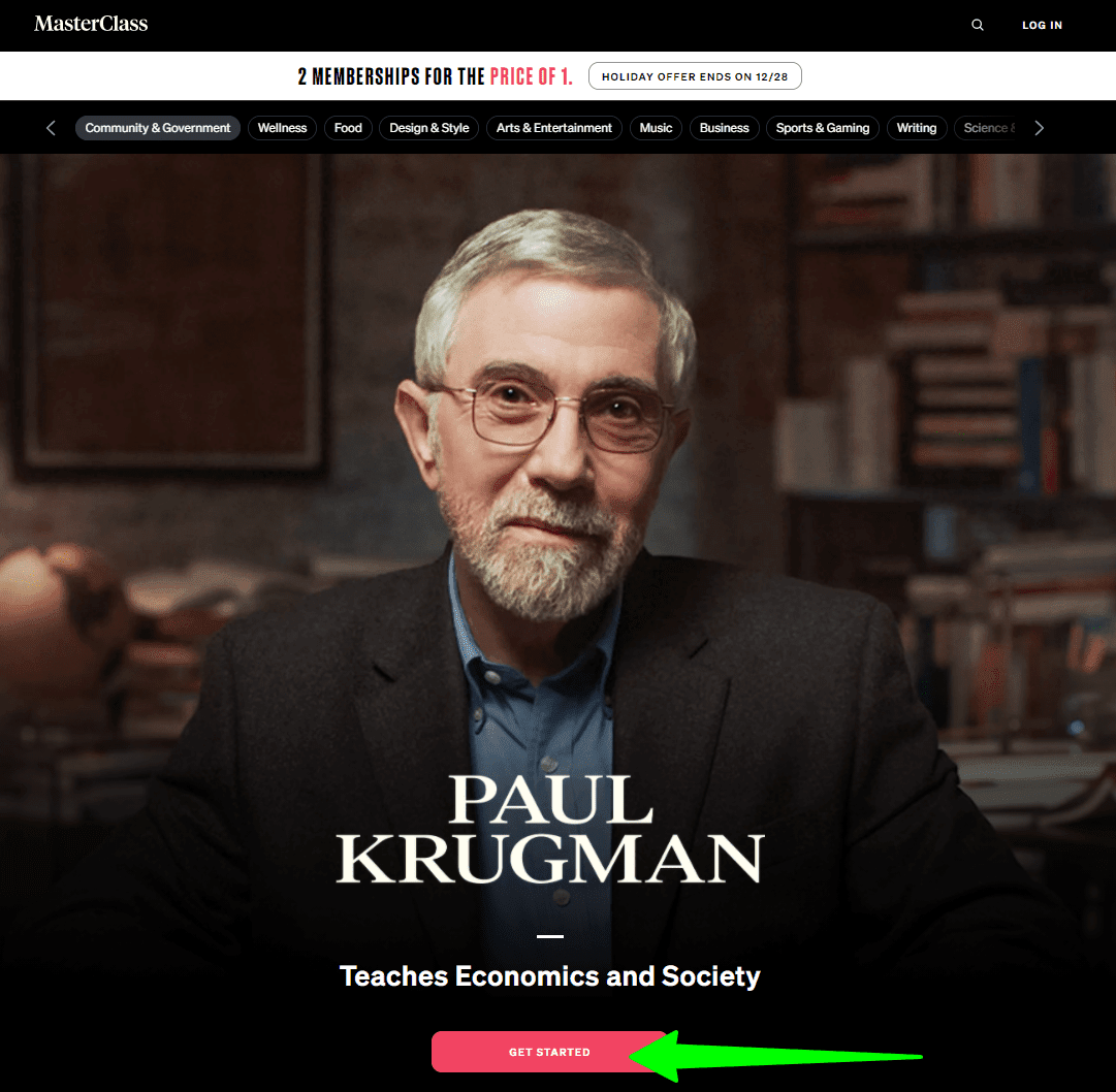 Paul Krugman Economics and Society Masterclass Review
