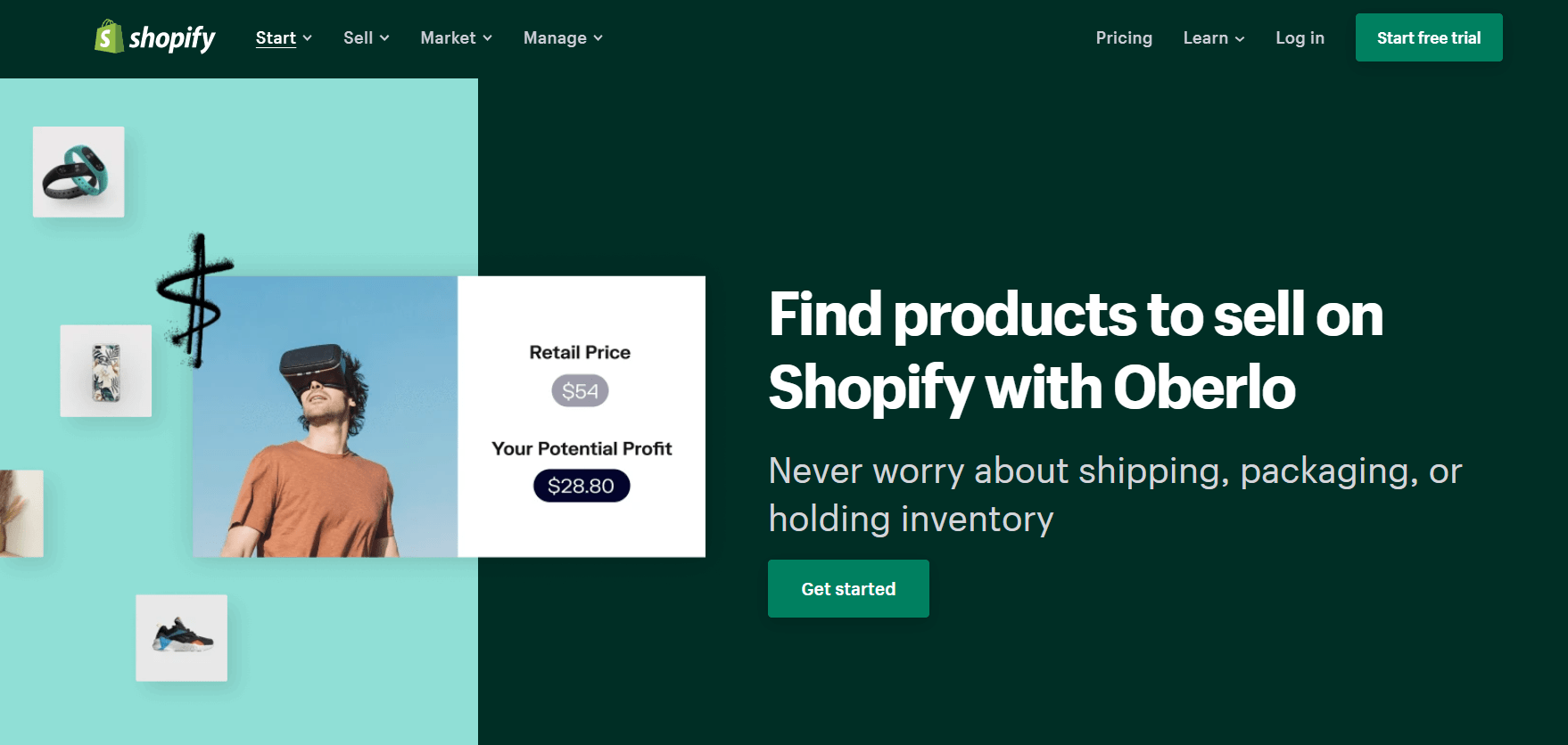 Duda vs Shopify Products