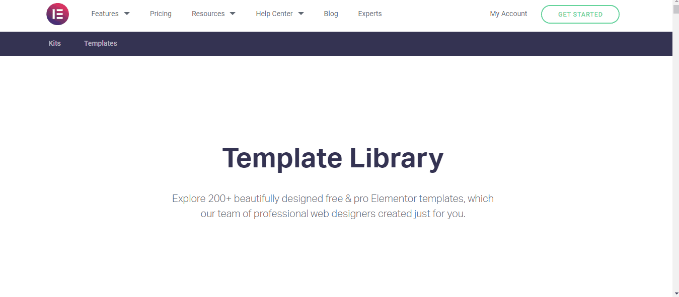 Elementor-Template Library