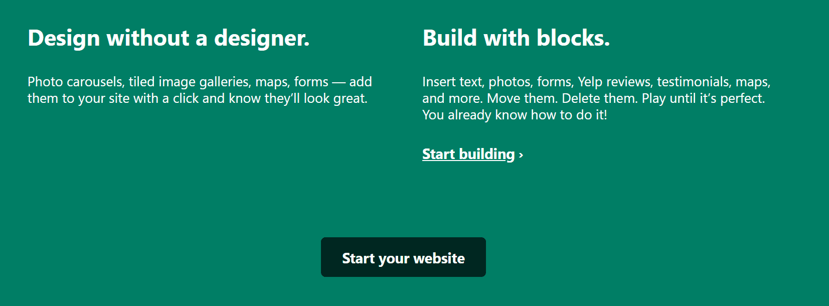 wordpress build blocks