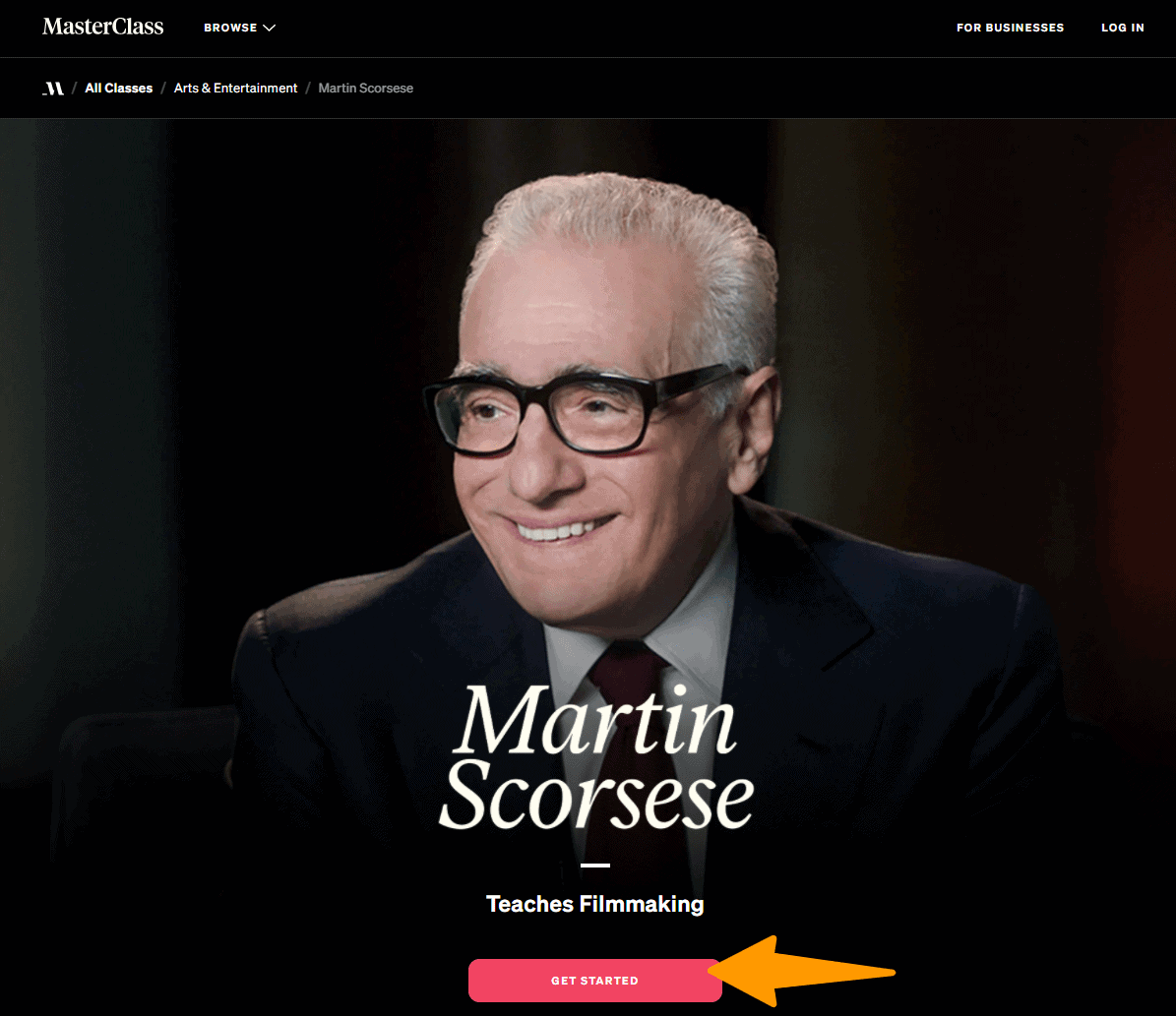 Martin Scorsese Masterclass Review