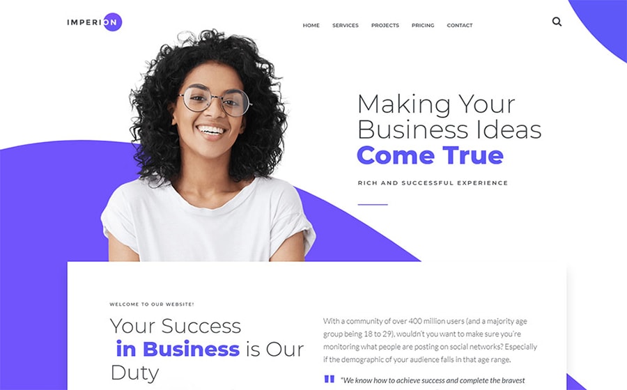Business Marketing WordPress Theme