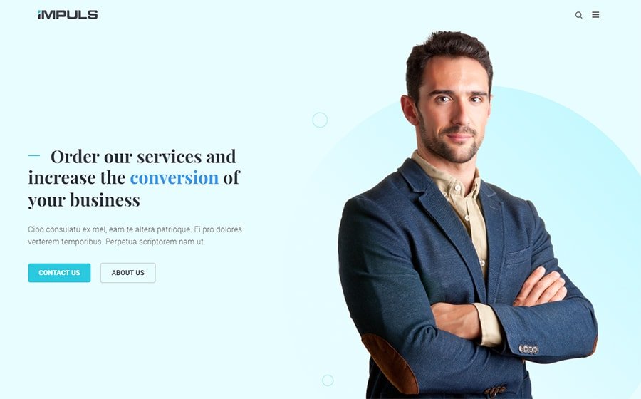 Impuls - Minimal Creative Business Elementor WordPress Theme