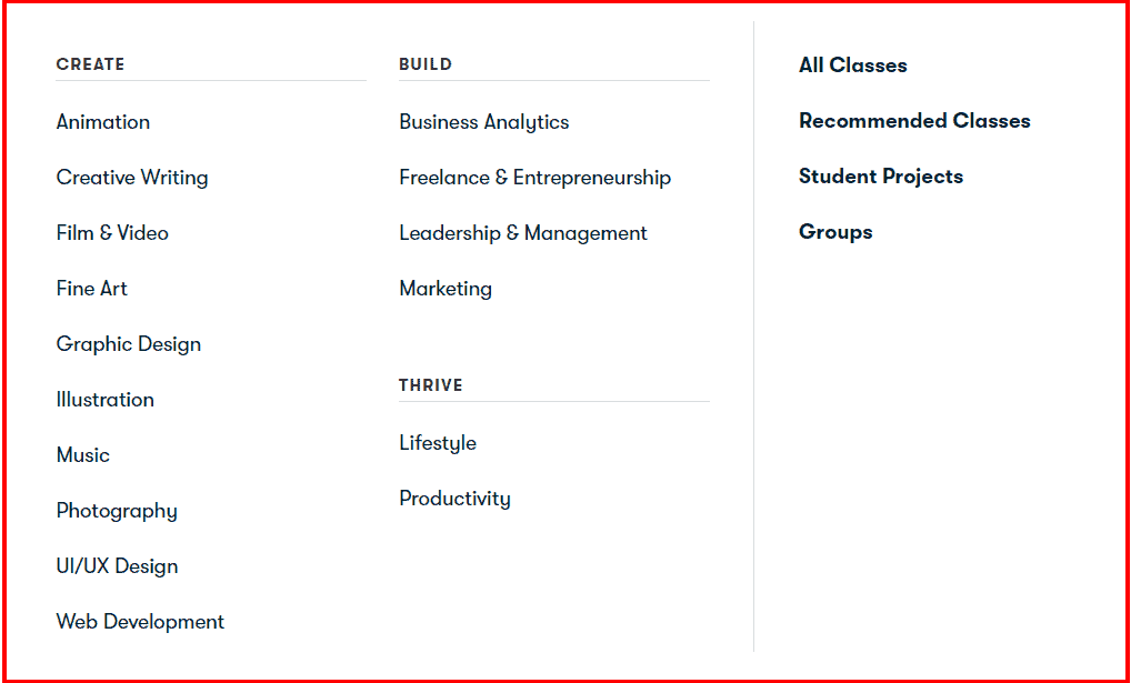 SkillShare Vs Masterclass - Course