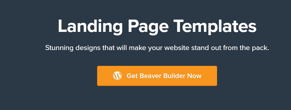 Beaver Builder Landing Page Templates