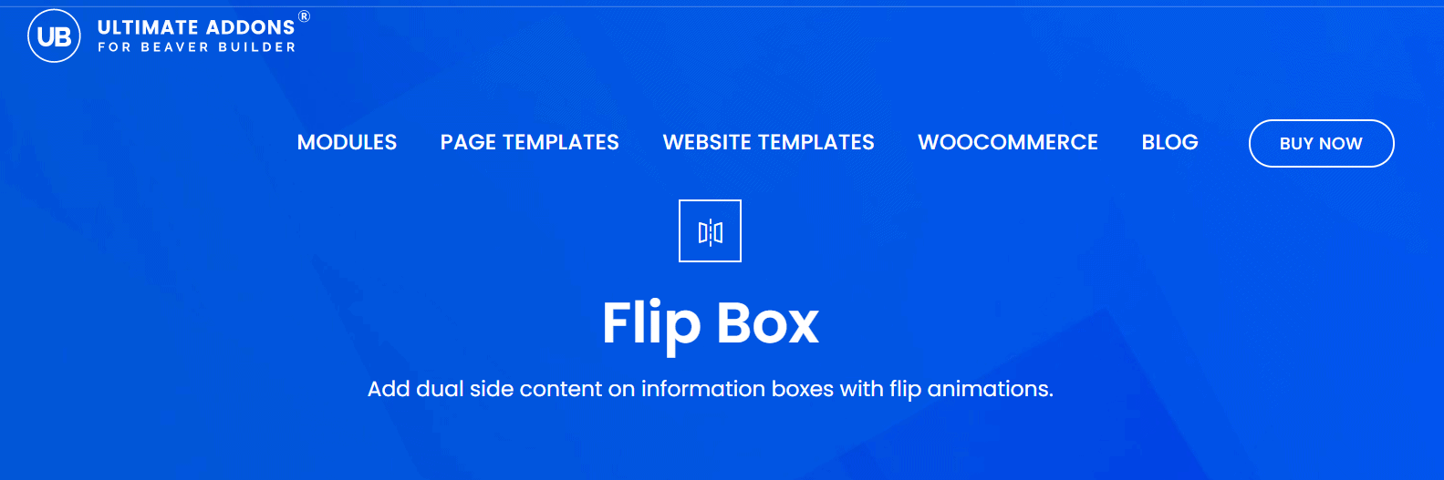 Flip Box Addons for Beaver Builder