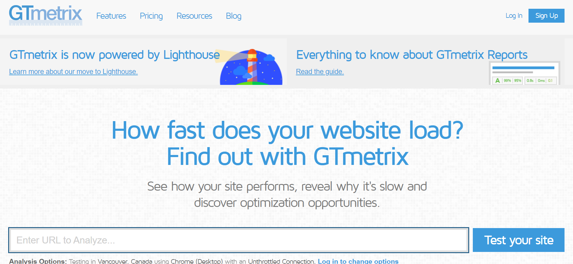 GTmetrix-Speed Up Your WordPress Site