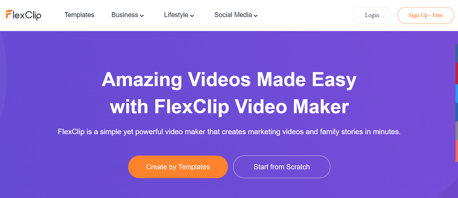 Best Animoto Alternatives FlexClip 