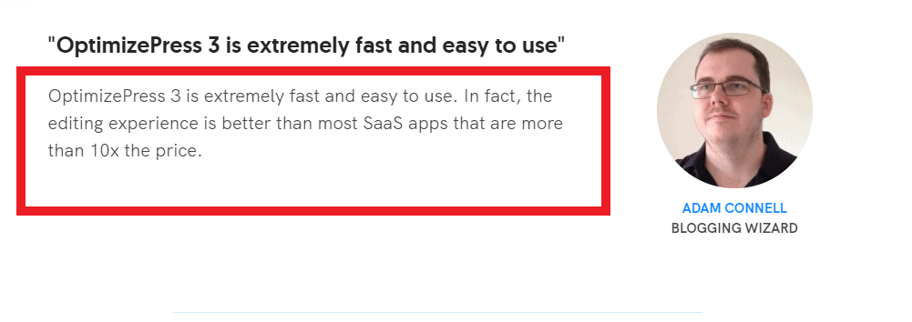 optimizepress testimonial