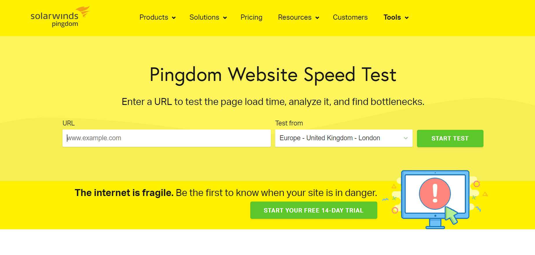 pingdom-Speed Up Your WordPress Site
