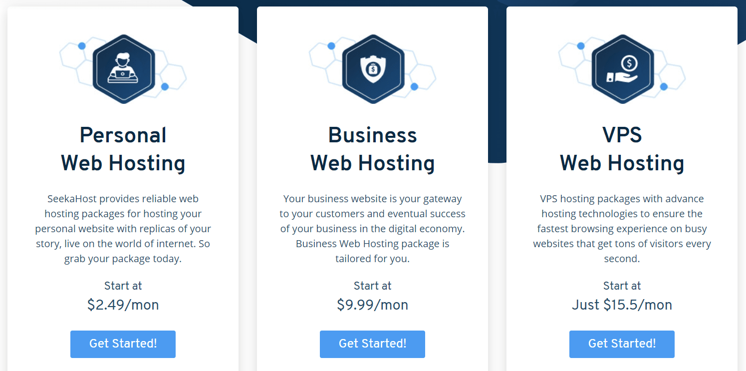 SeekaHost pricing