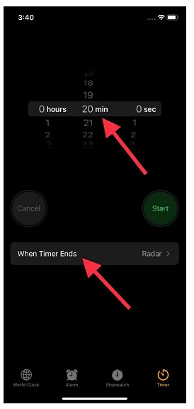 Stop Playing - How to Set A Timer