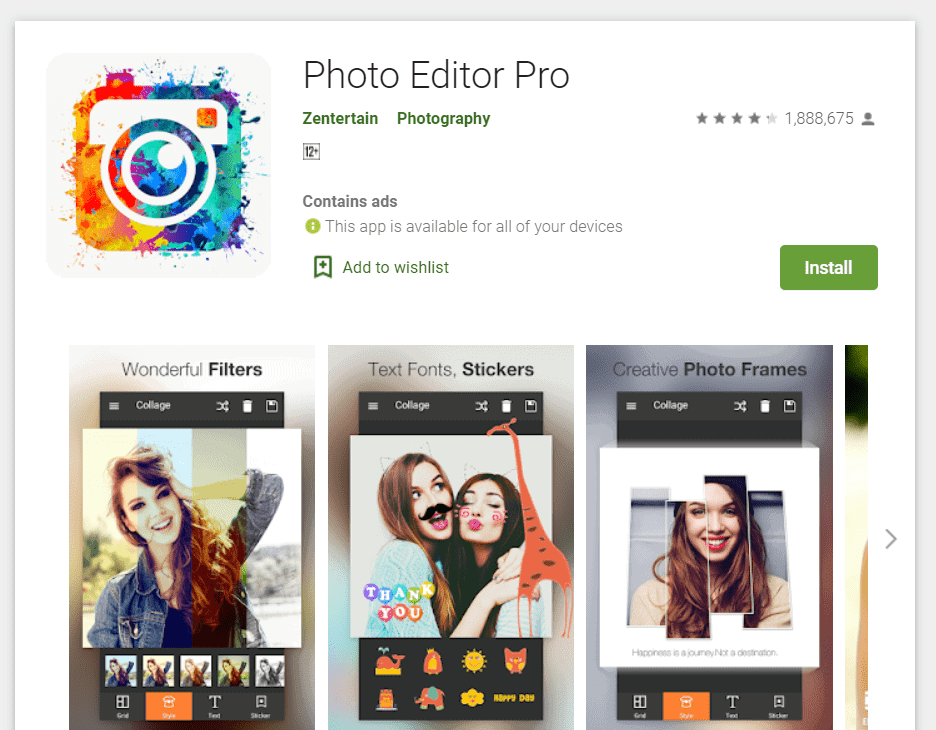 Photo Editor Pro