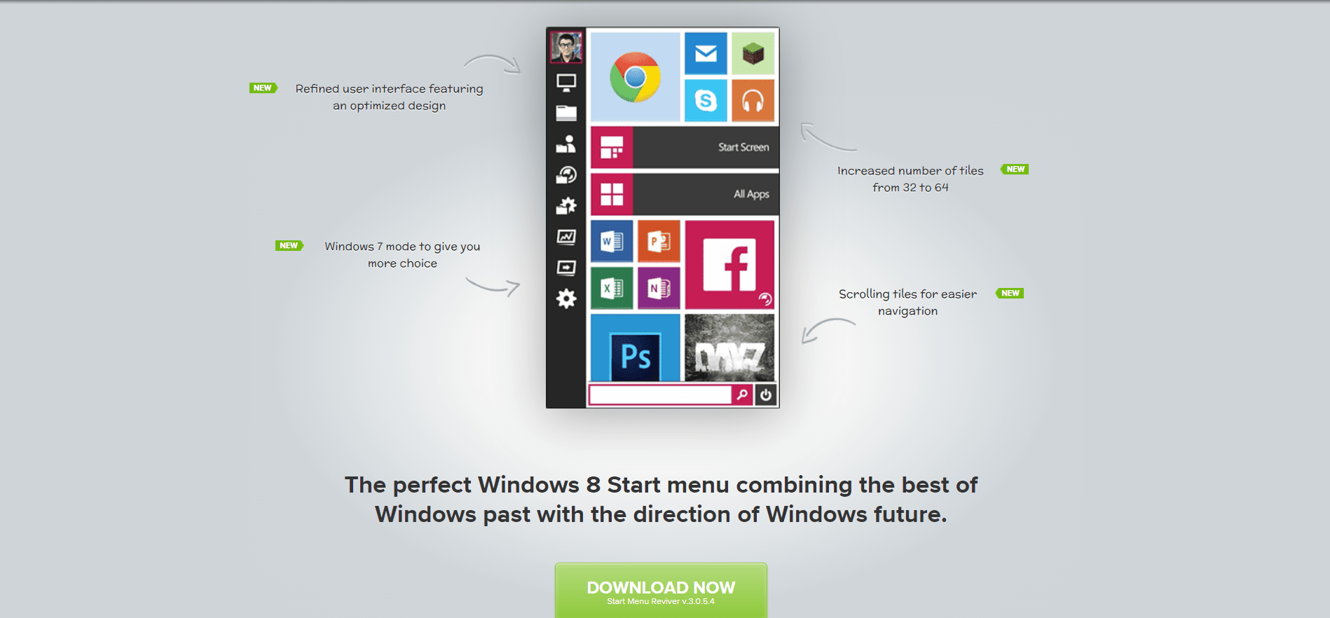 Start Menu Reviver - Start Button Softwares