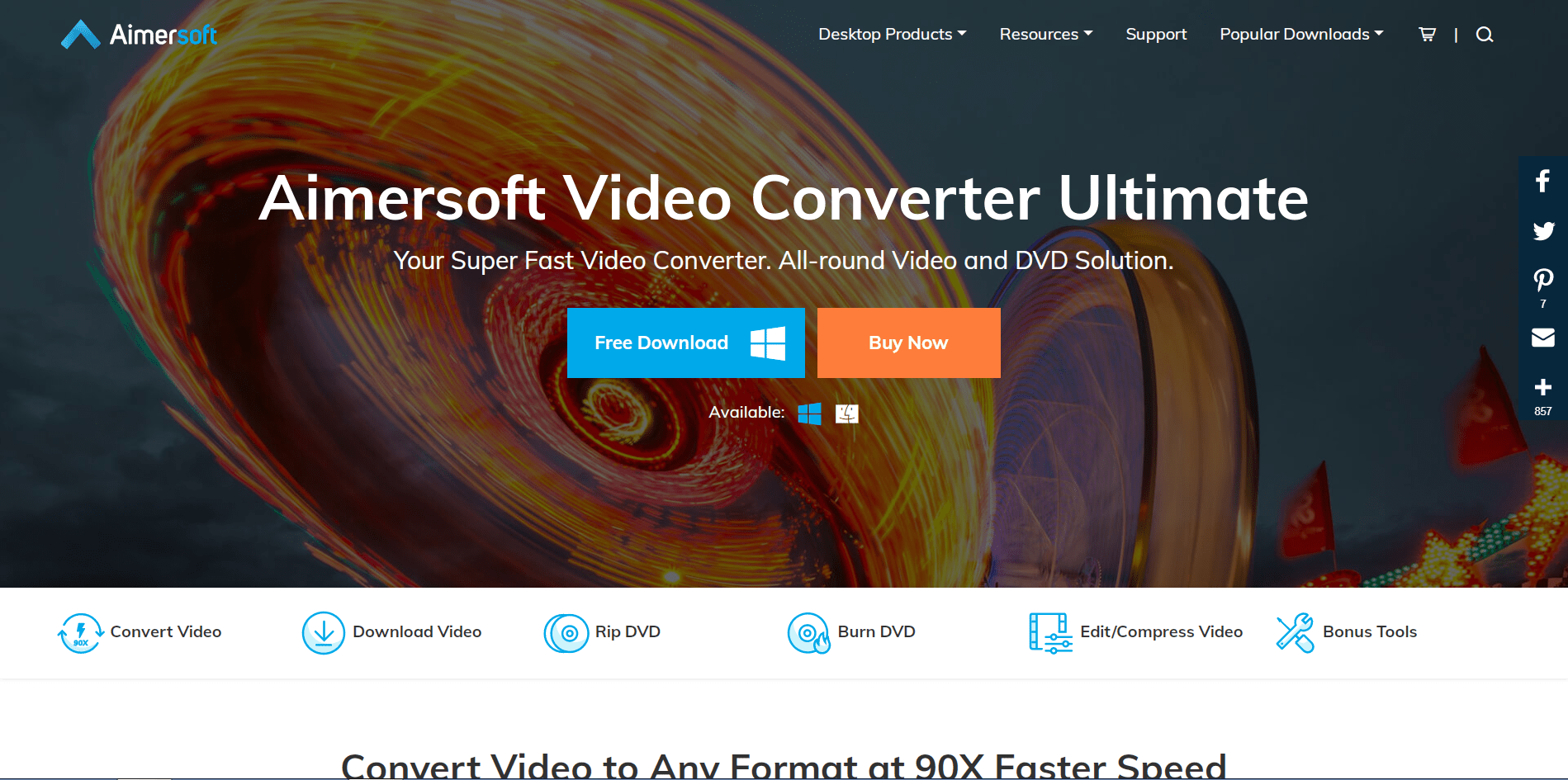 Ultimate Video Conversion Aimersoft Video Converter 2024