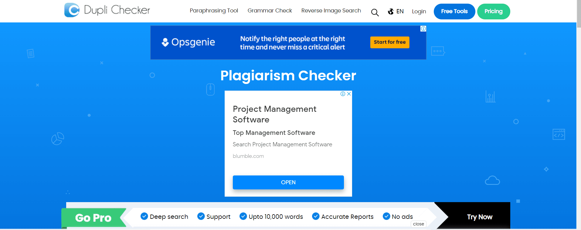 DupliChecker - Free Copyscape Alternatives