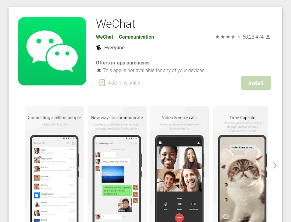 wechat - Best Alternative to Skype 