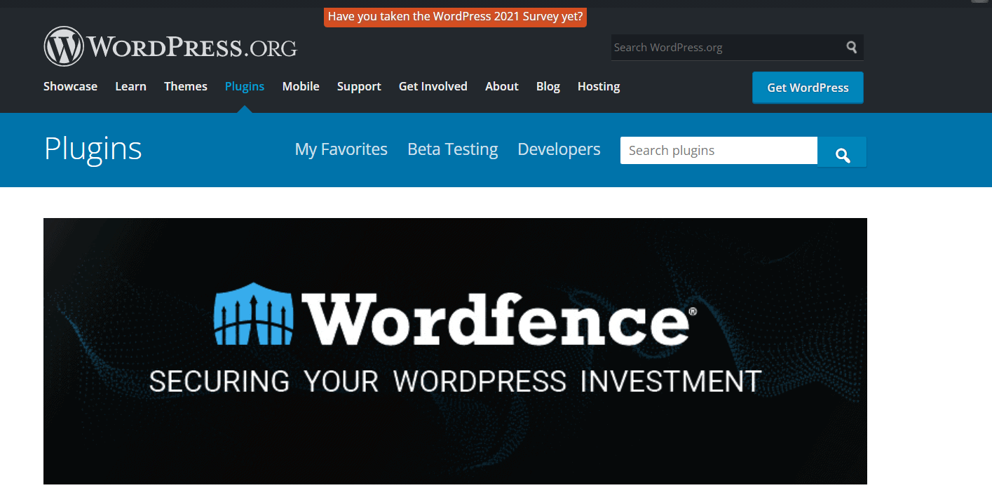 Wordfence Sicherheit