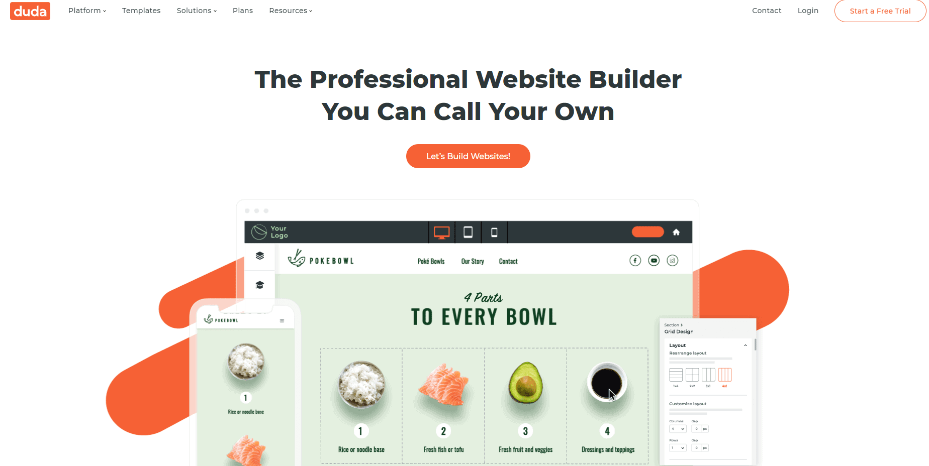 Duda Main - Best WebsiteBuilder Alternatives