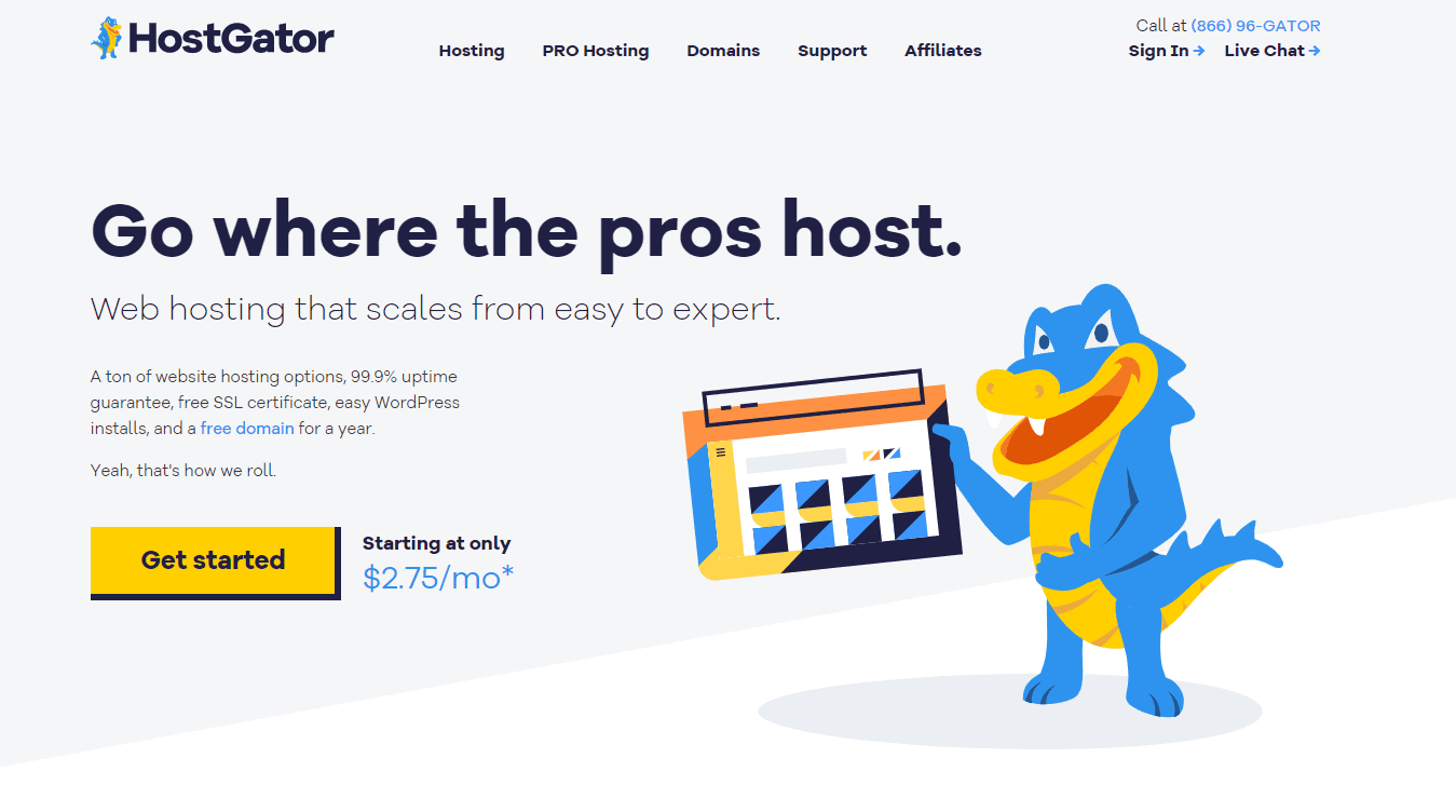 Преглед на Hostgator - Най-добрите алтернативи на BlueHost